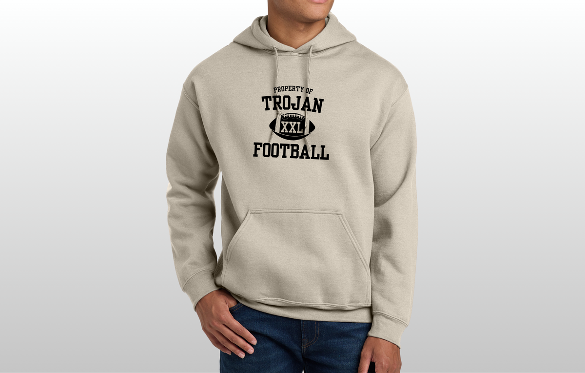 Property of Trojan Football Hoodie