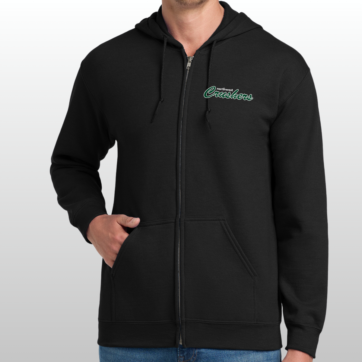 Northwest Crushers Zip Up Hoodie