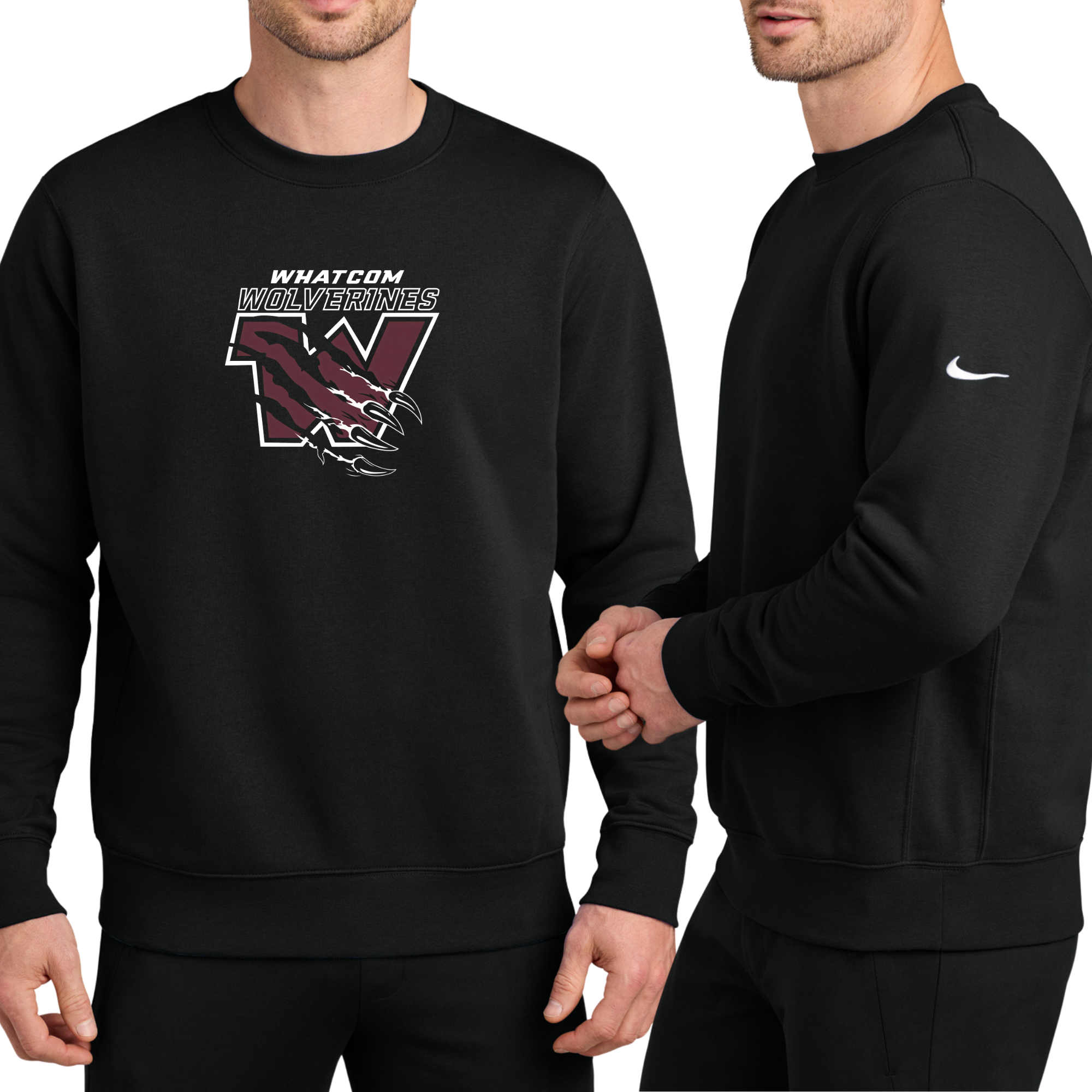 Wolverines Nike Club Fleece Crewneck
