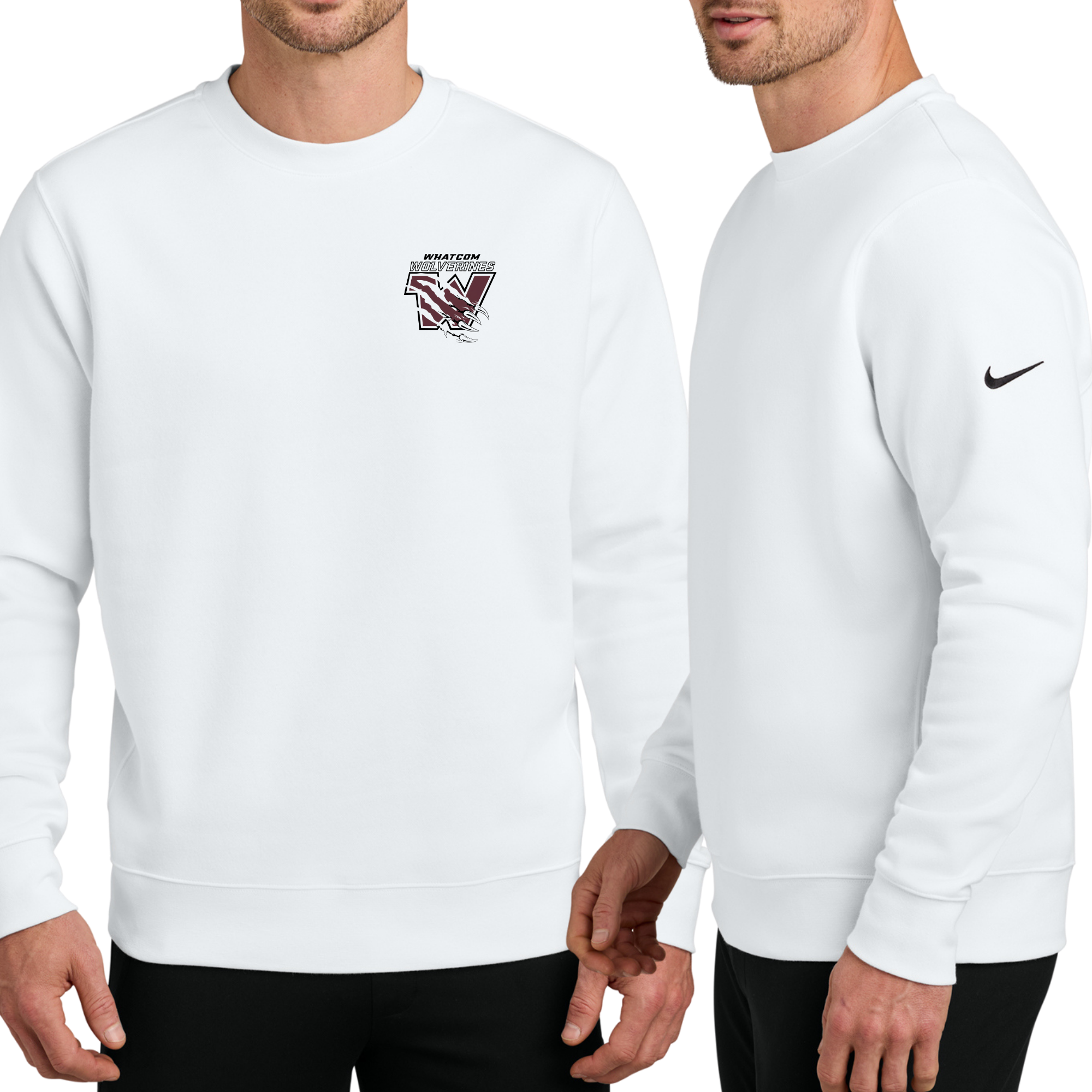 Wolverines Nike Club Fleece Crewneck