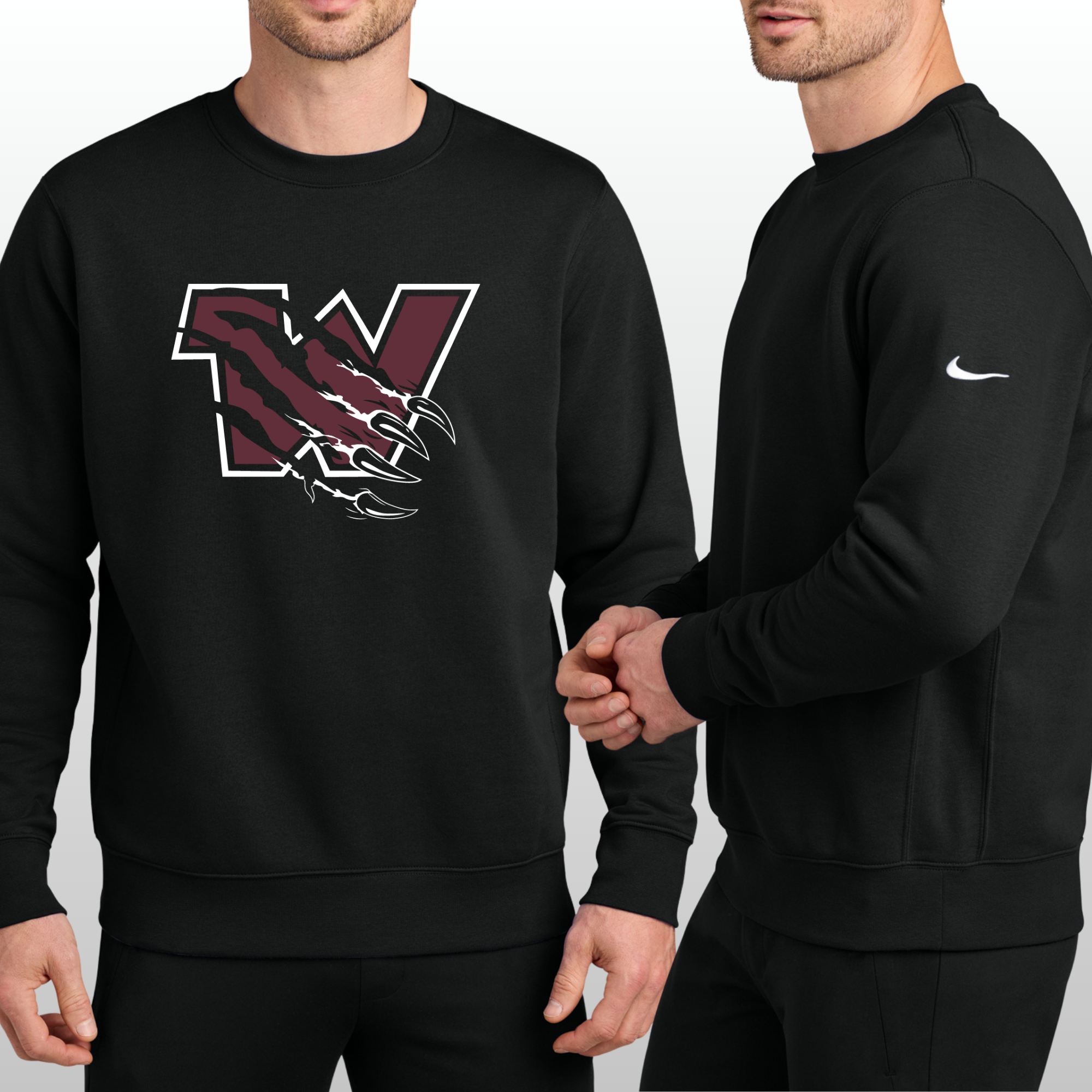 Wolverines Nike Club Fleece Crewneck