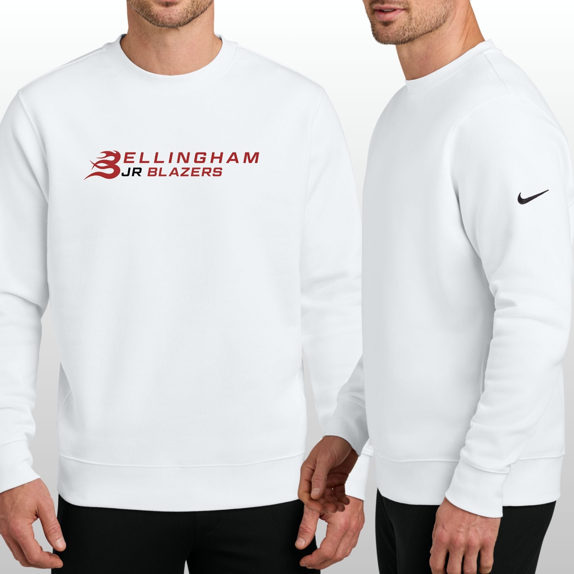 JR Blazers Nike Club Fleece Crewneck