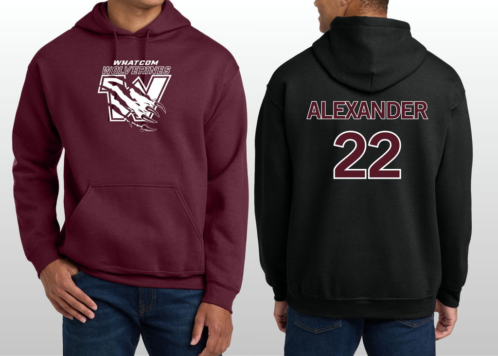 Whatcom Wolverines Hooded Sweatshirt
