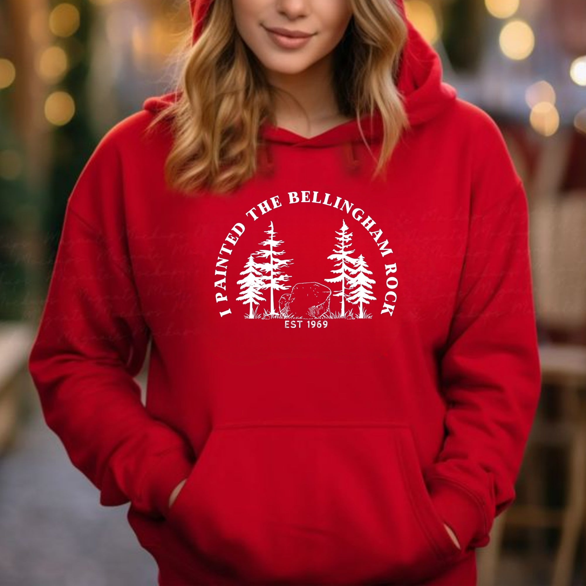 I Painted The Bellingham Rock - Hoodie