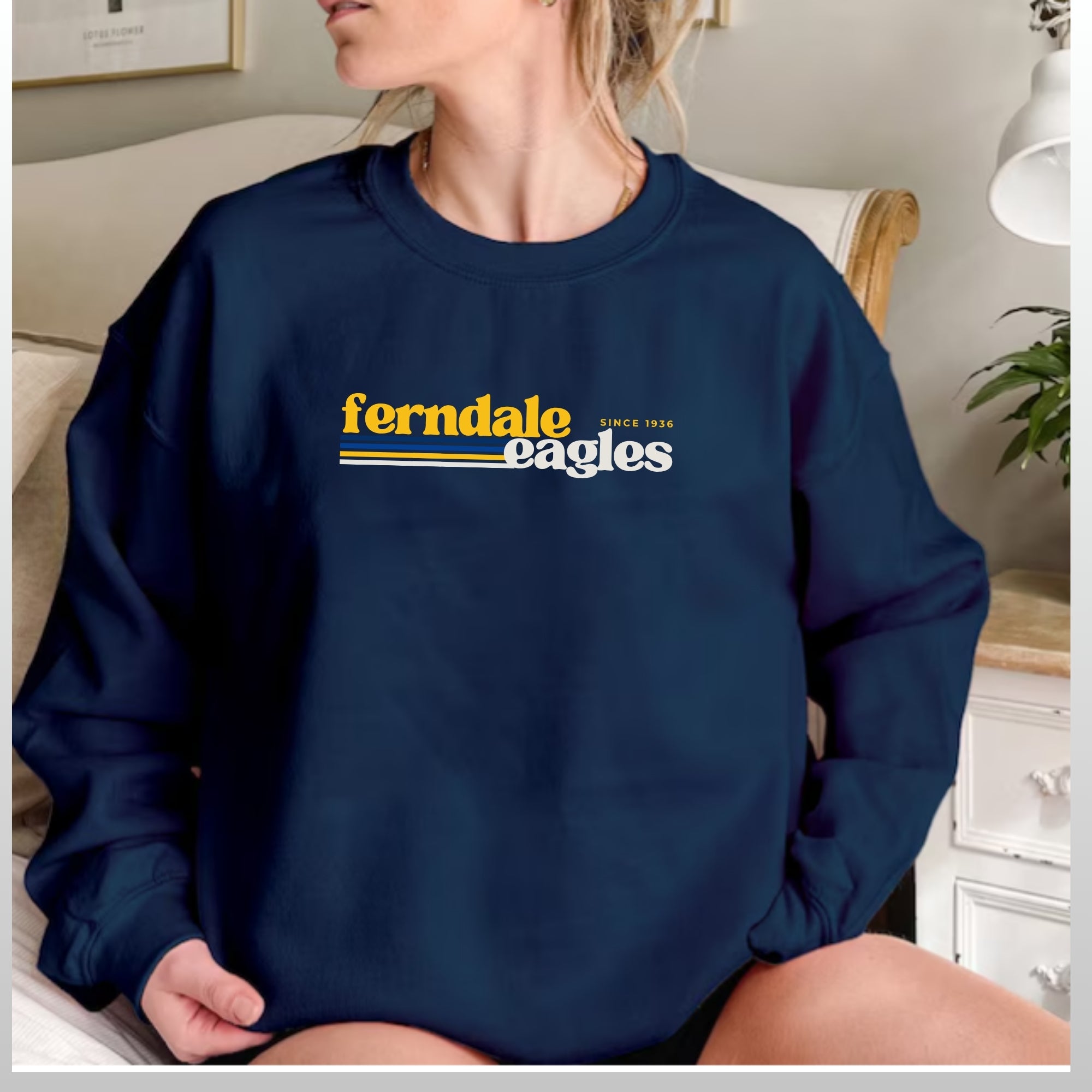 Ferndale Retro Crewneck