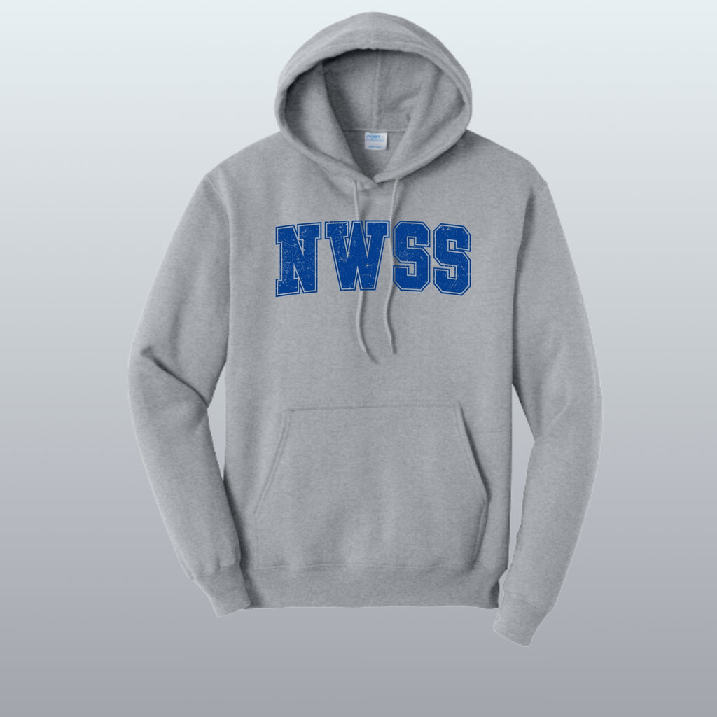 NWSS Distressed Hooded Sweatshirt