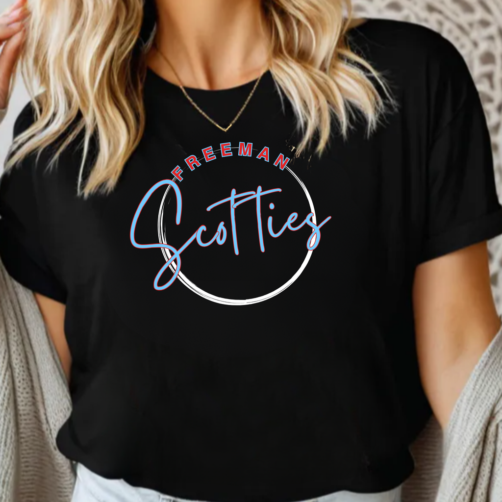 Freeman Scottie T-Shirt Cursive