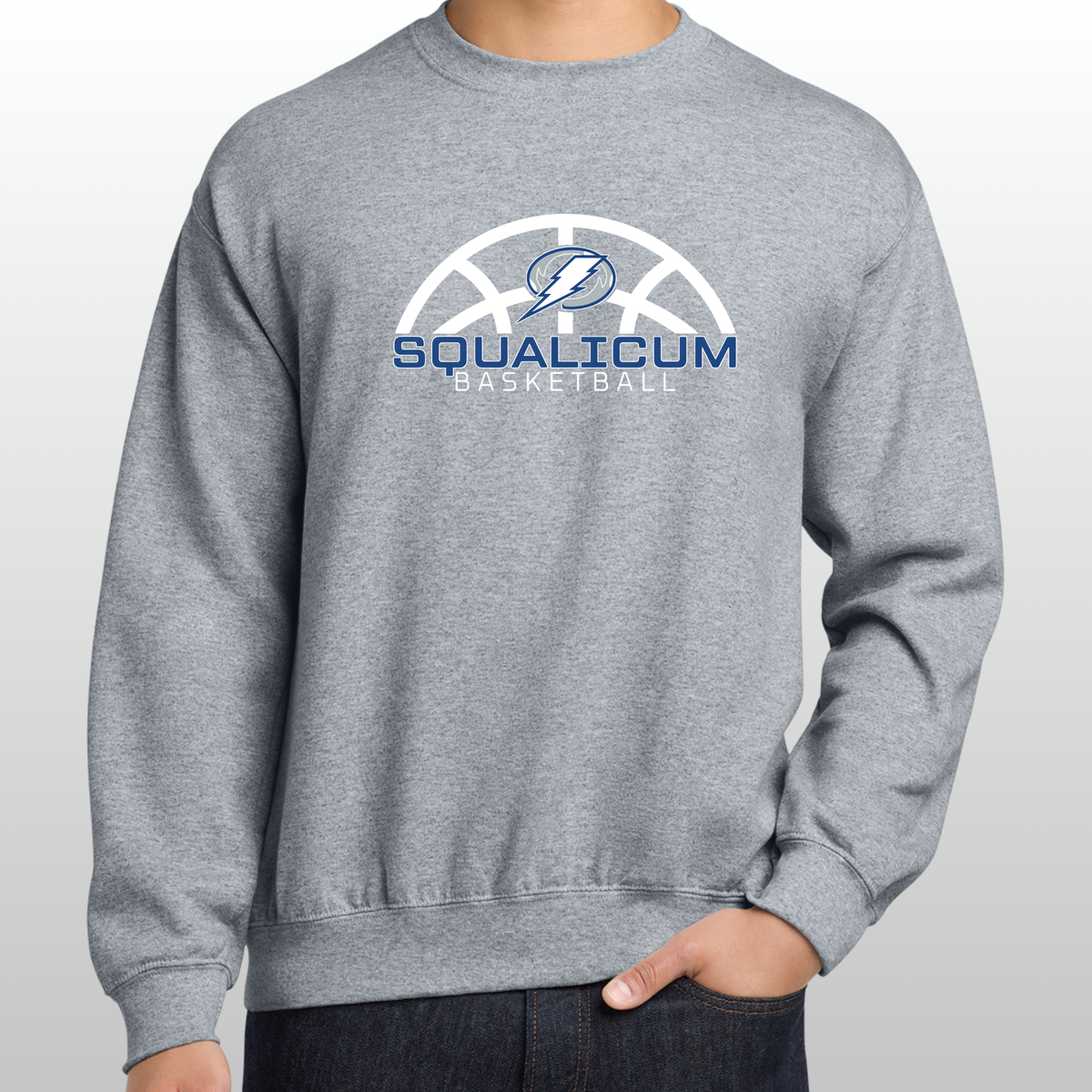 SQHS Basketball Crewneck