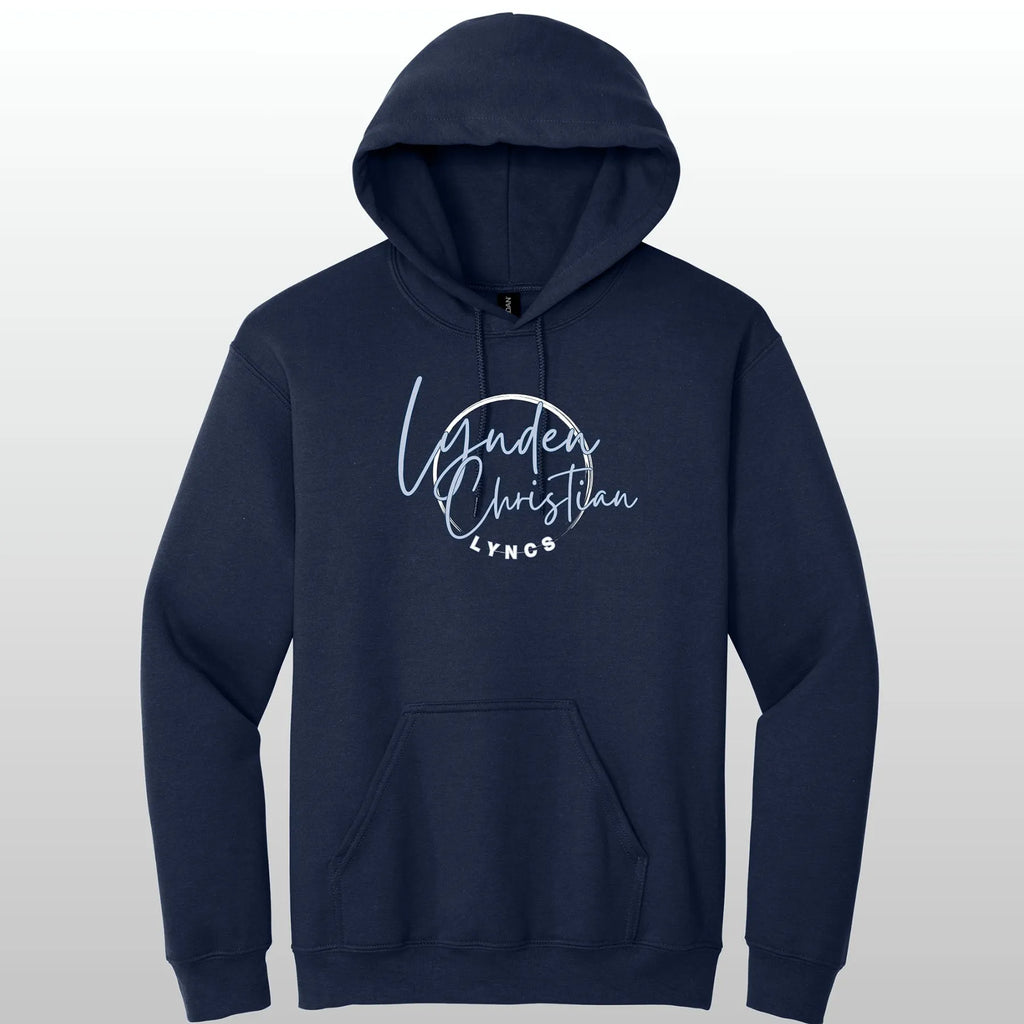 Lynden Christian Cursive Swish Hooded Sweatshirt