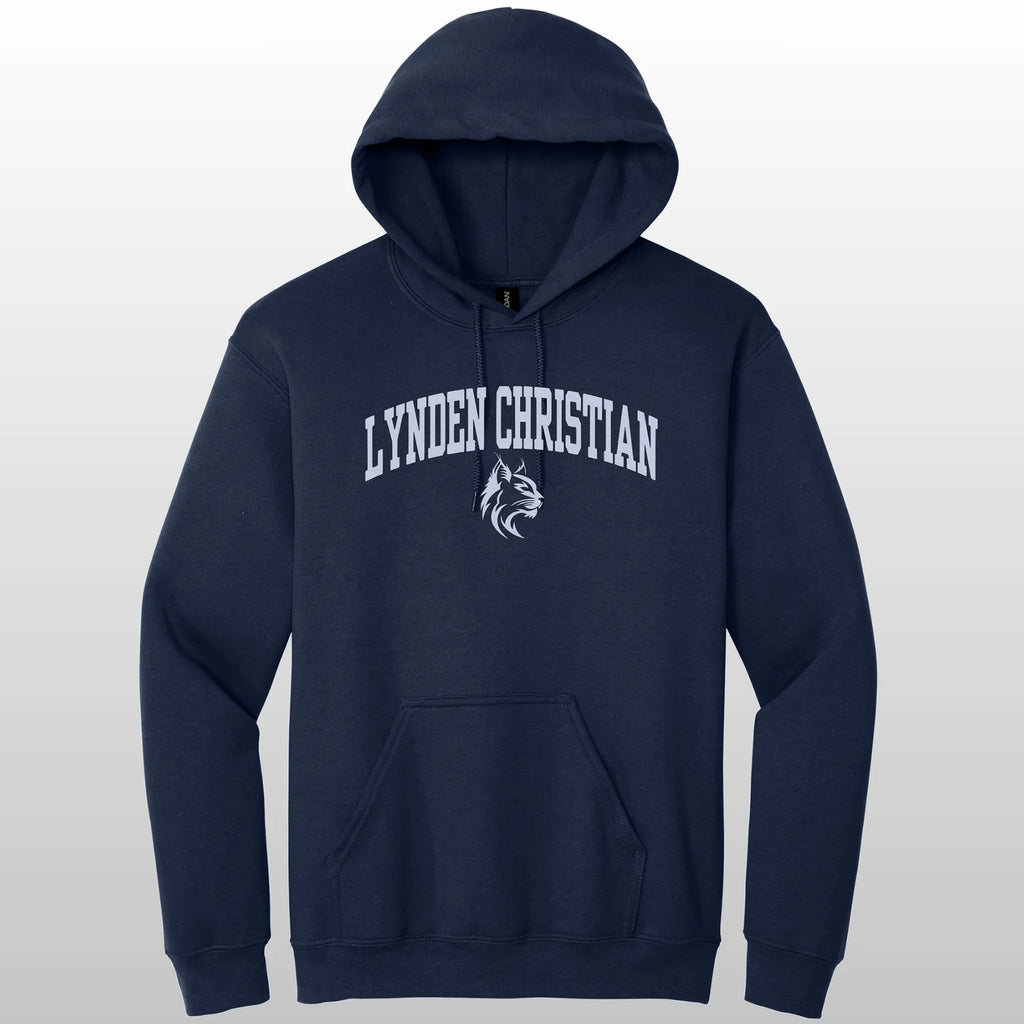 Lynden Christian Mascot Logo Hooded Sweatshirt