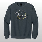 Trojans Cursive Crewneck Sweatshirt