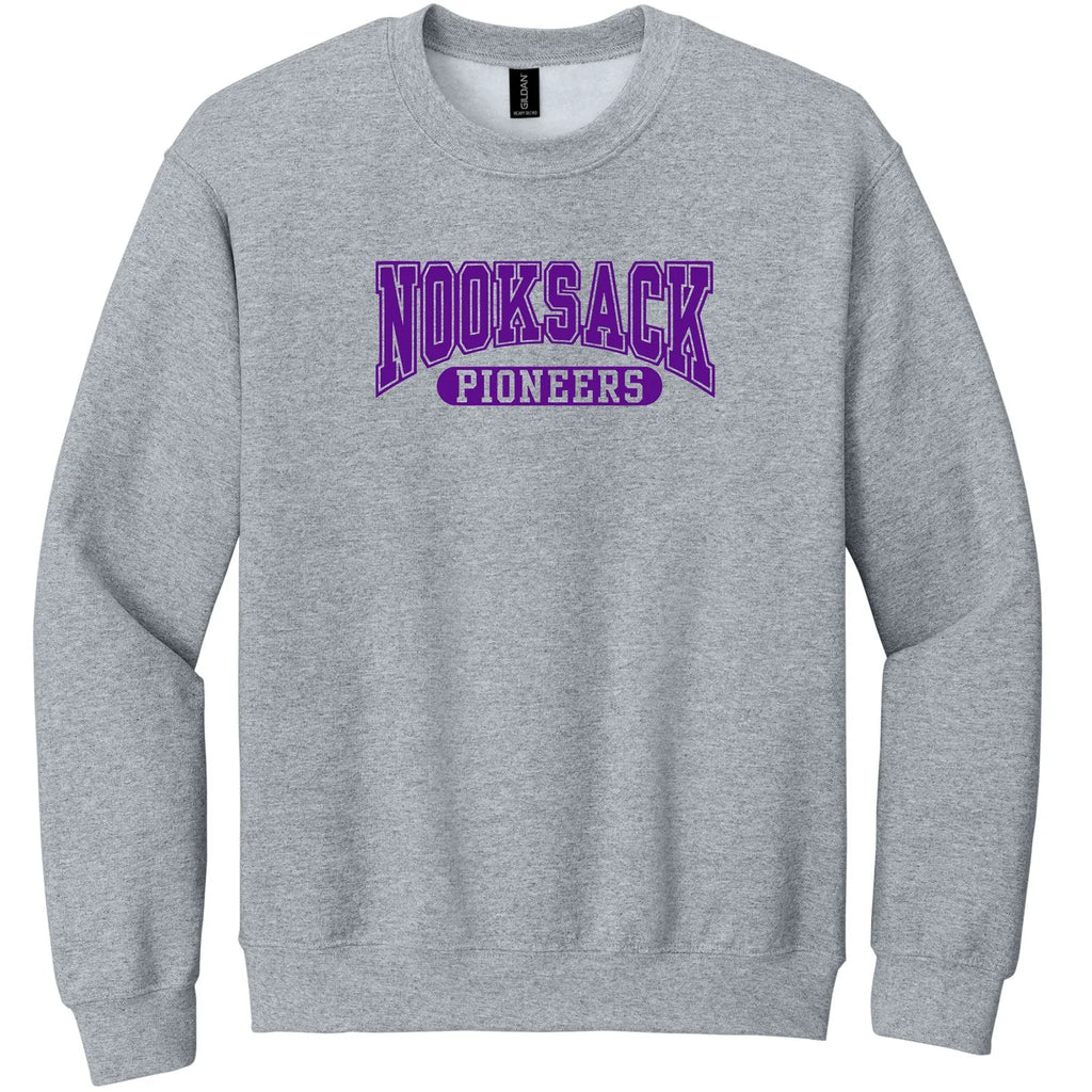 Nooksack Pioneers Arch Crewneck Sweatshirt