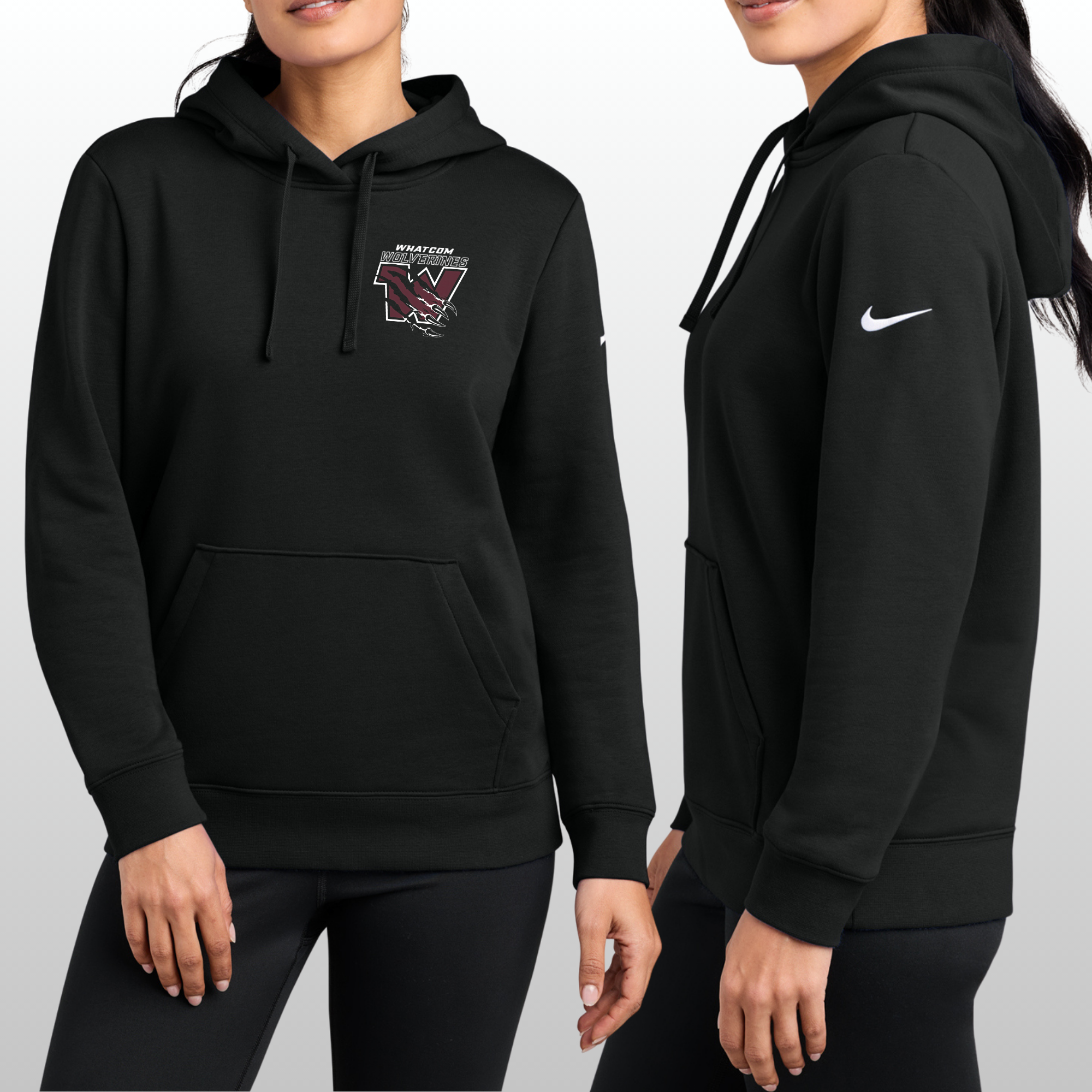 Wolverines Women's Nike Club Fleece Hoodie