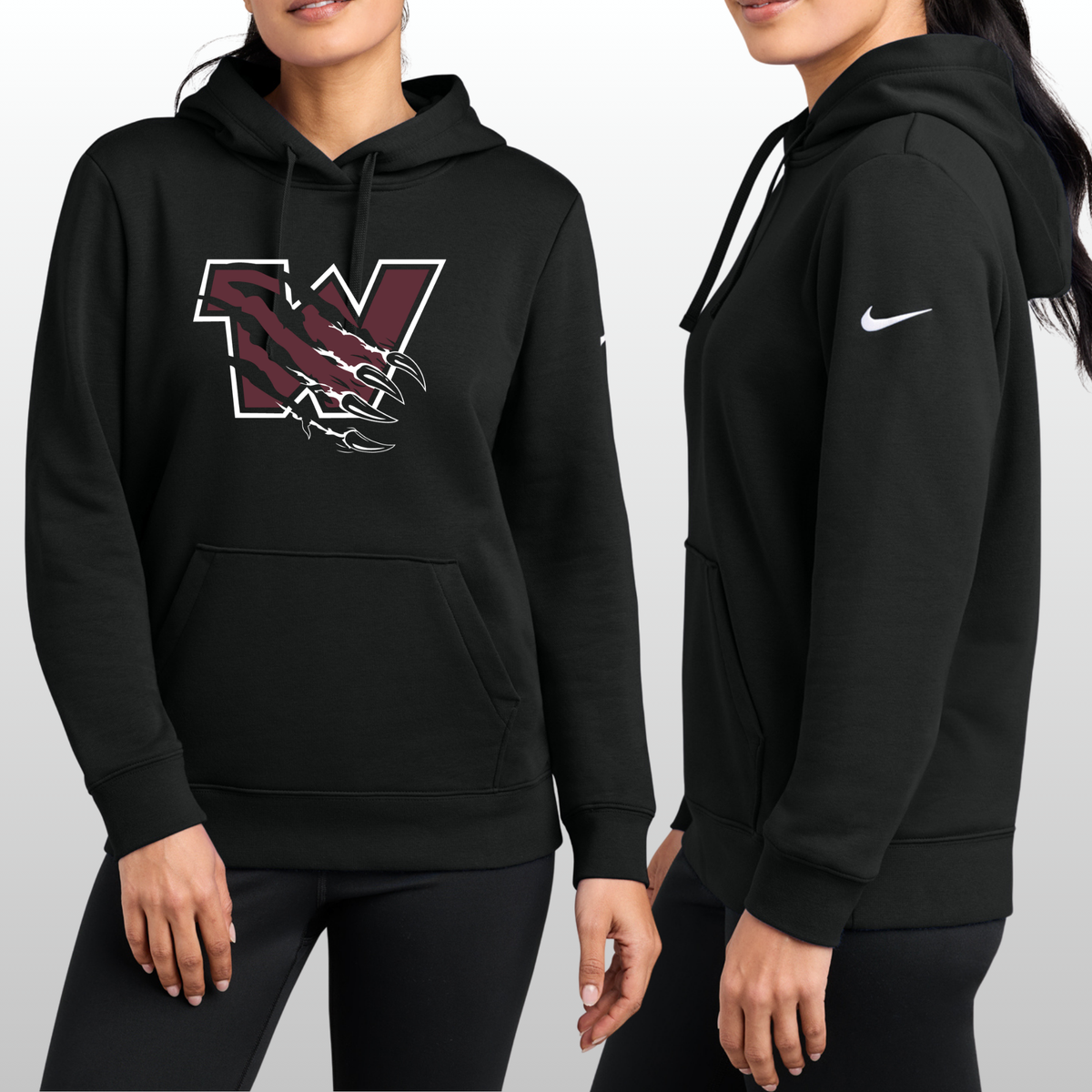 Wolverines Women's Nike Club Fleece Hoodie