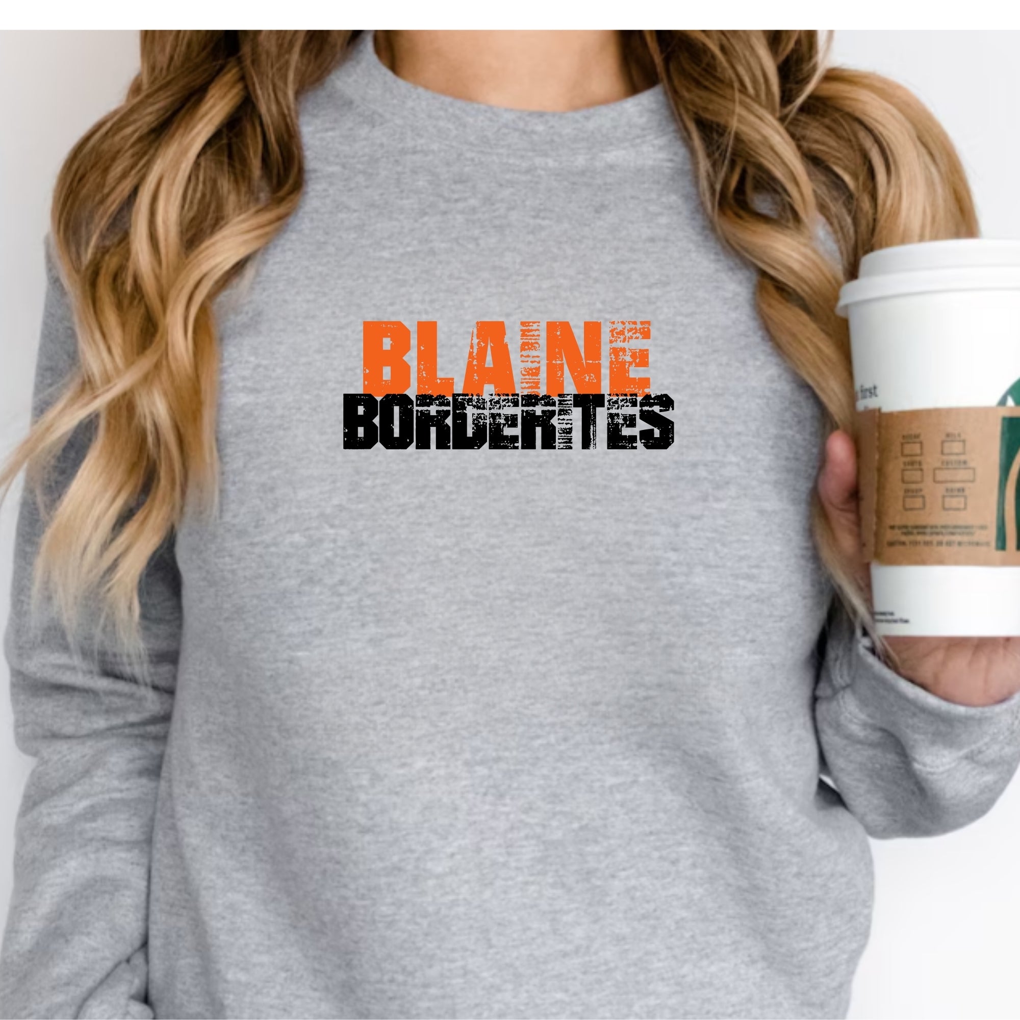 Blaine Borderites Grunge Crewneck