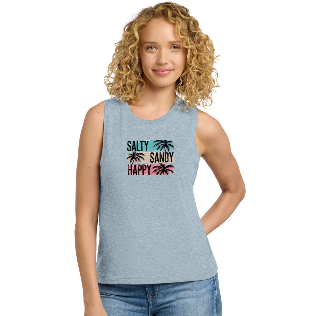 Salty Sandy Festival Muscle Tank