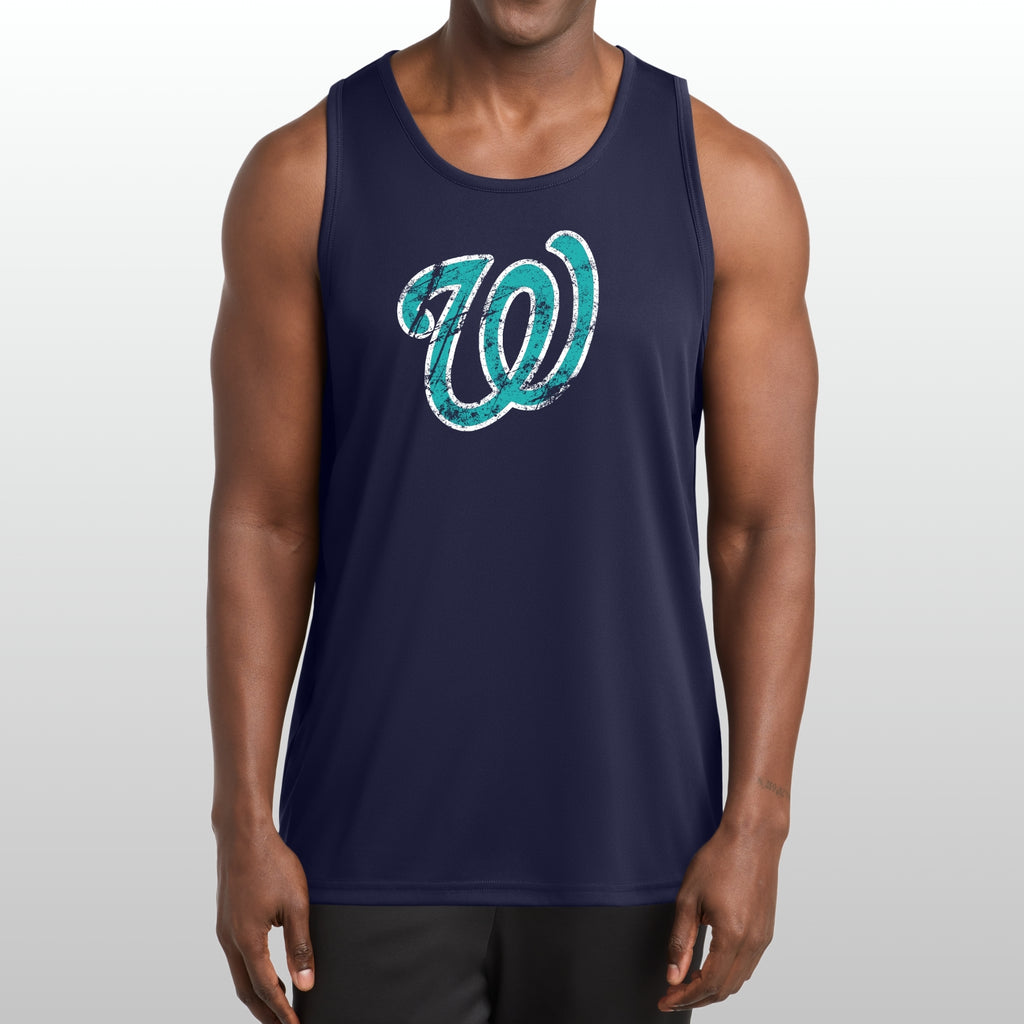 Whatcom Prep Distressed Muscle Tank