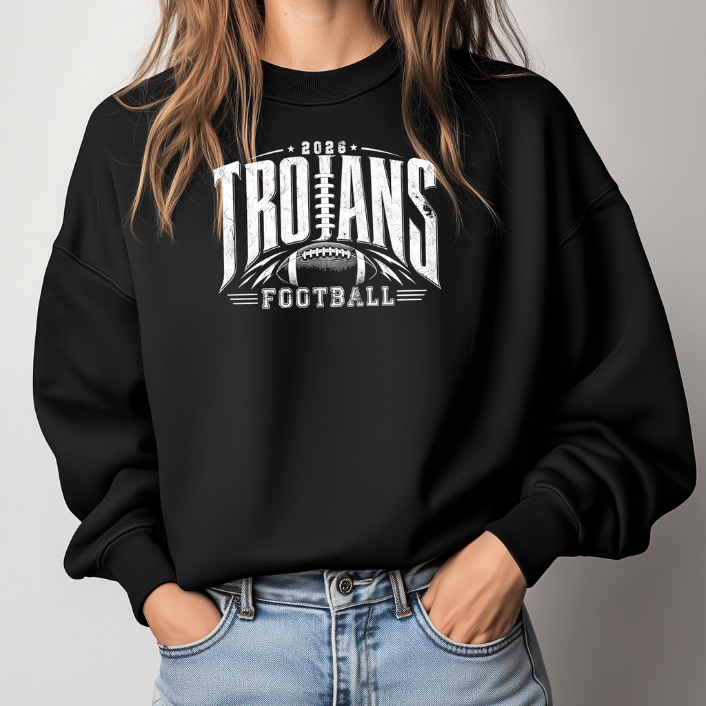 2026 Trojan Football Crewneck