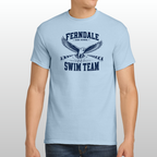 Ferndale-Meridian Swim t-shirt with glitter names