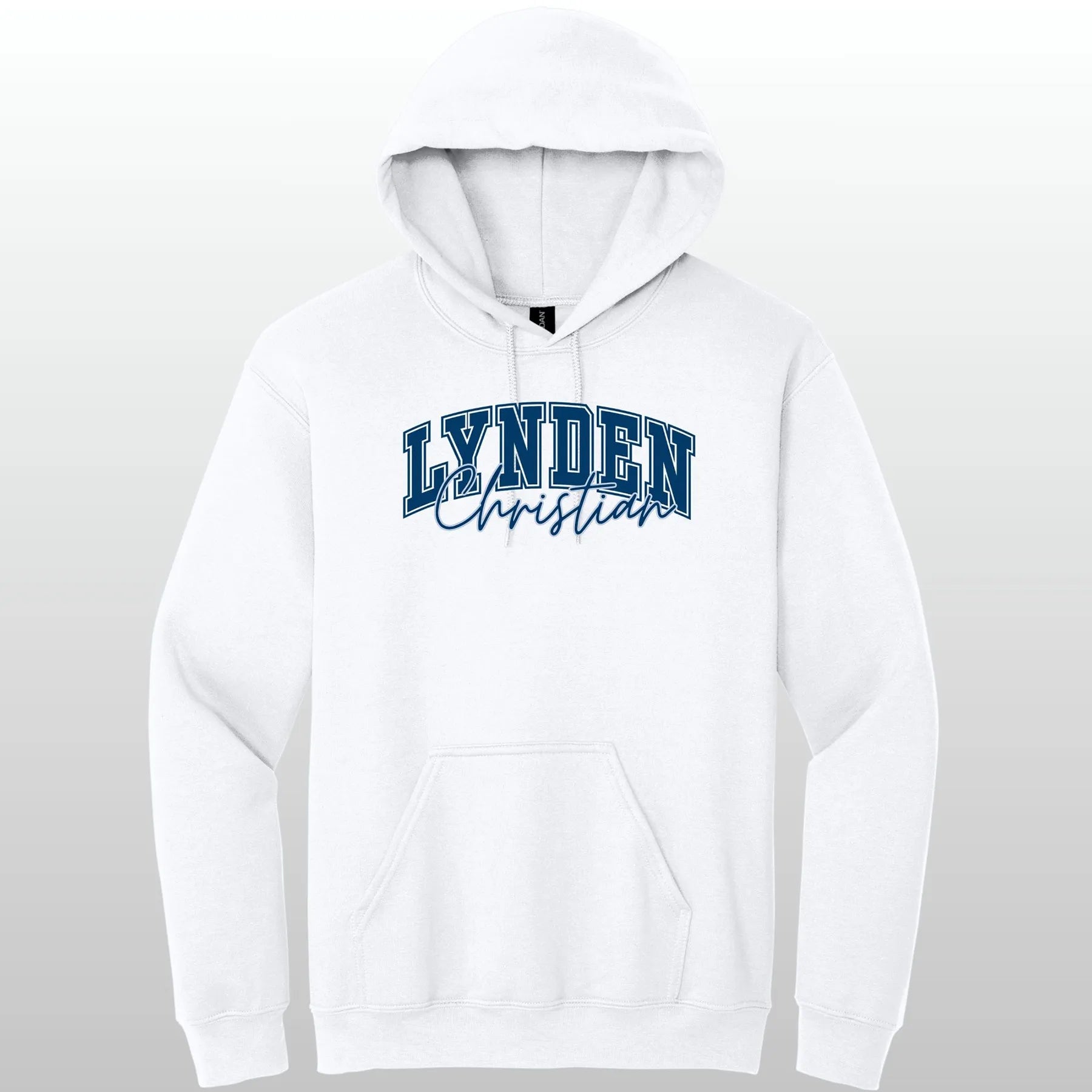 Lynden Christian Cursive Hooded Sweatshirt