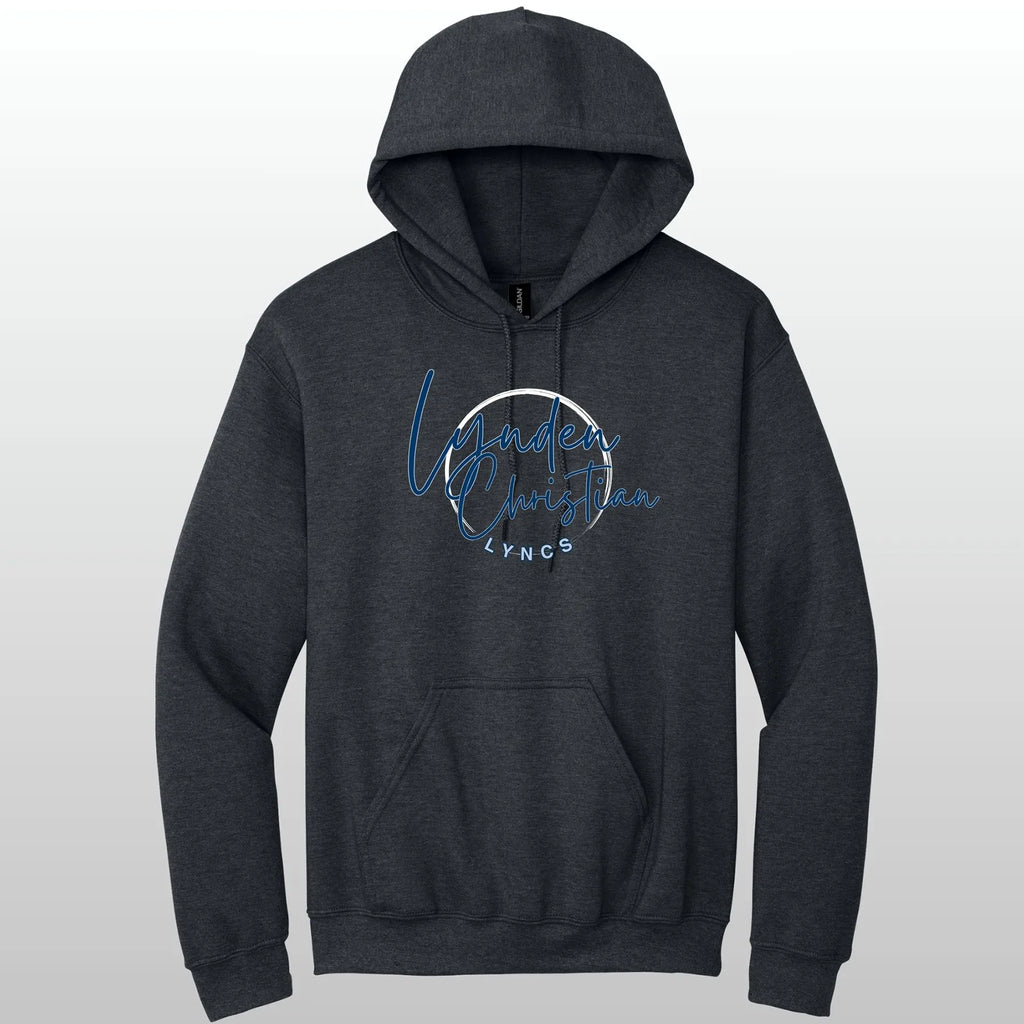 Lynden Christian Cursive Swish Hooded Sweatshirt