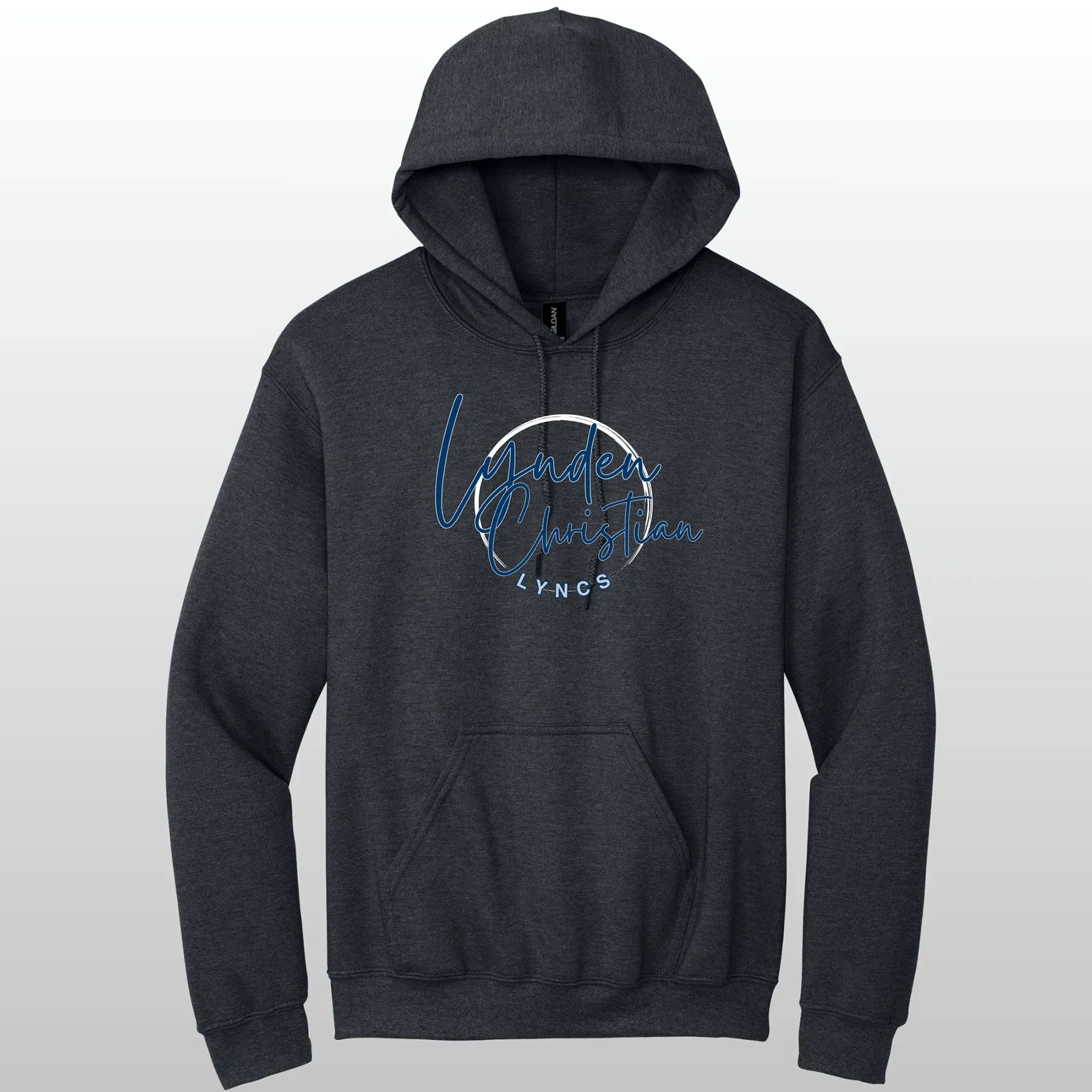 Lynden Christian Cursive Swish Hooded Sweatshirt