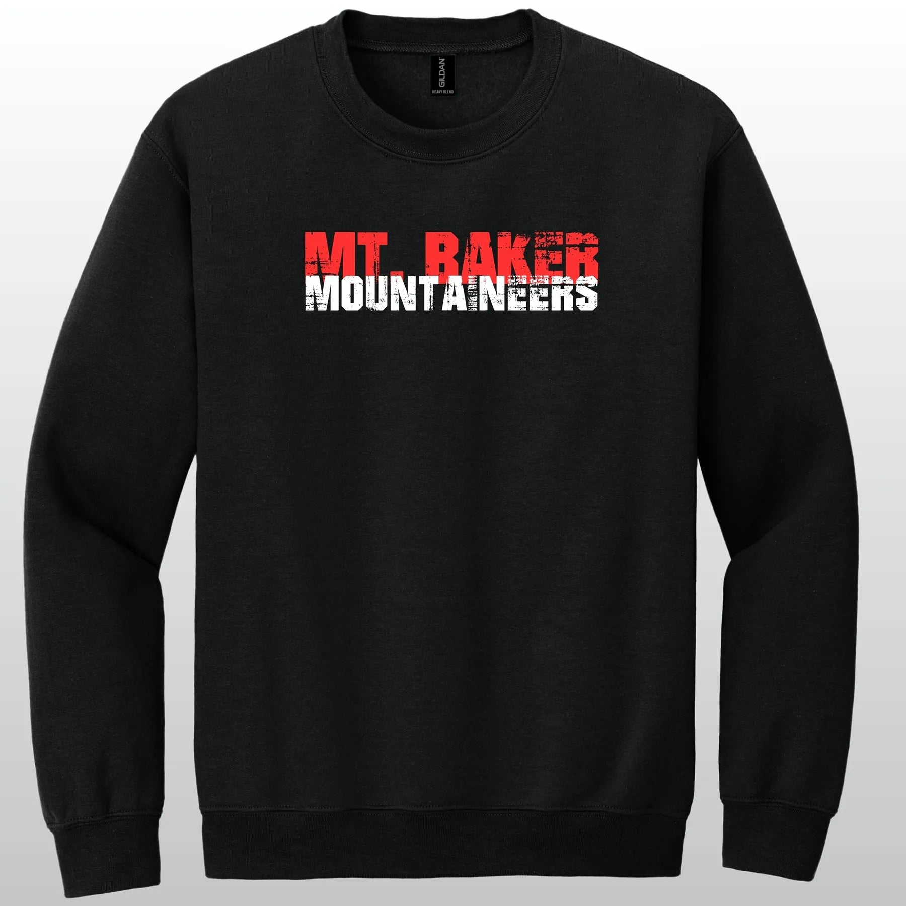 Mt. Baker Mountaineers Grunge Crewneck Sweatshirt