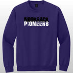 Nooksack Pioneers Grunge Crewneck Sweatshirt