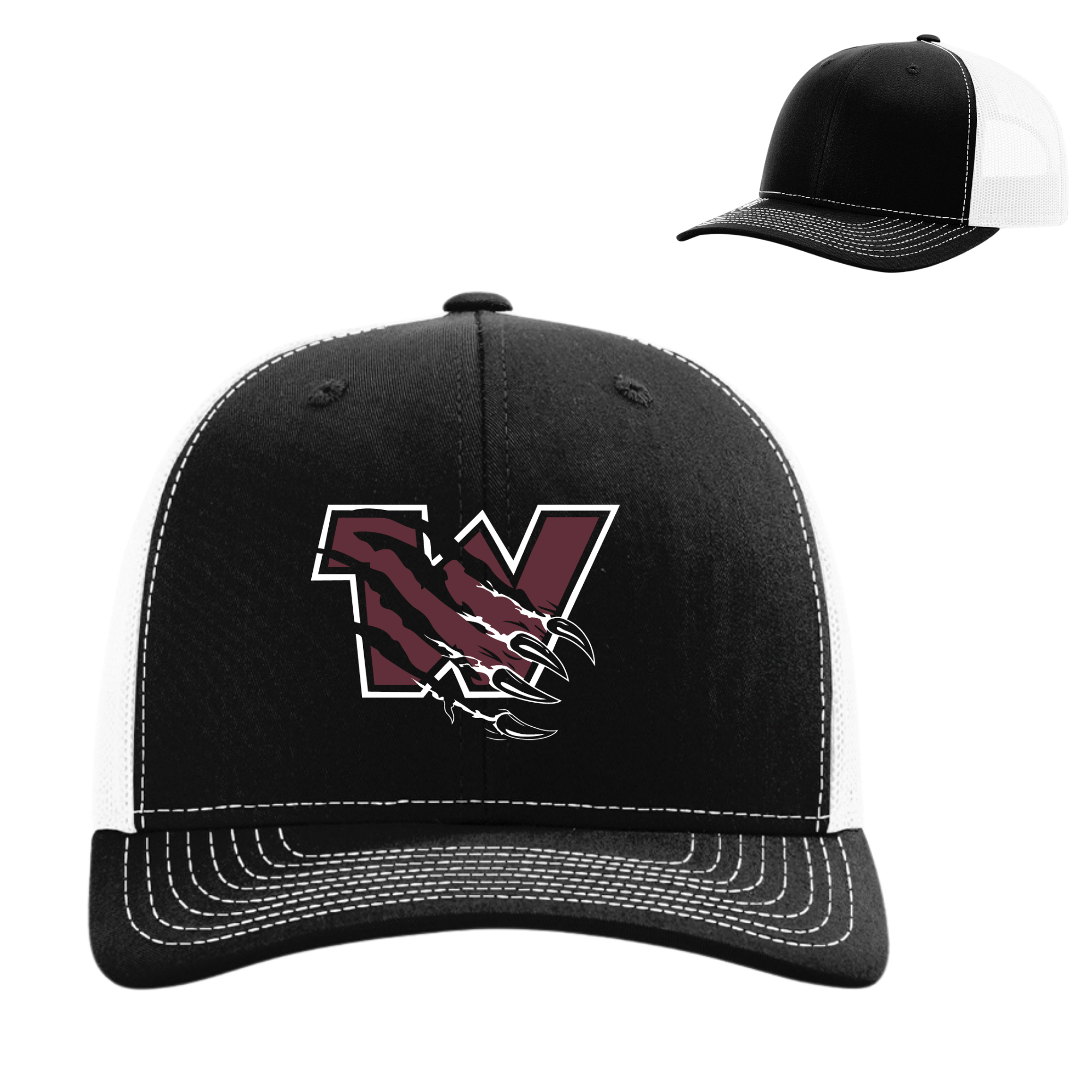 Wolverines EMBROIDERED Richardson Trucker Hat