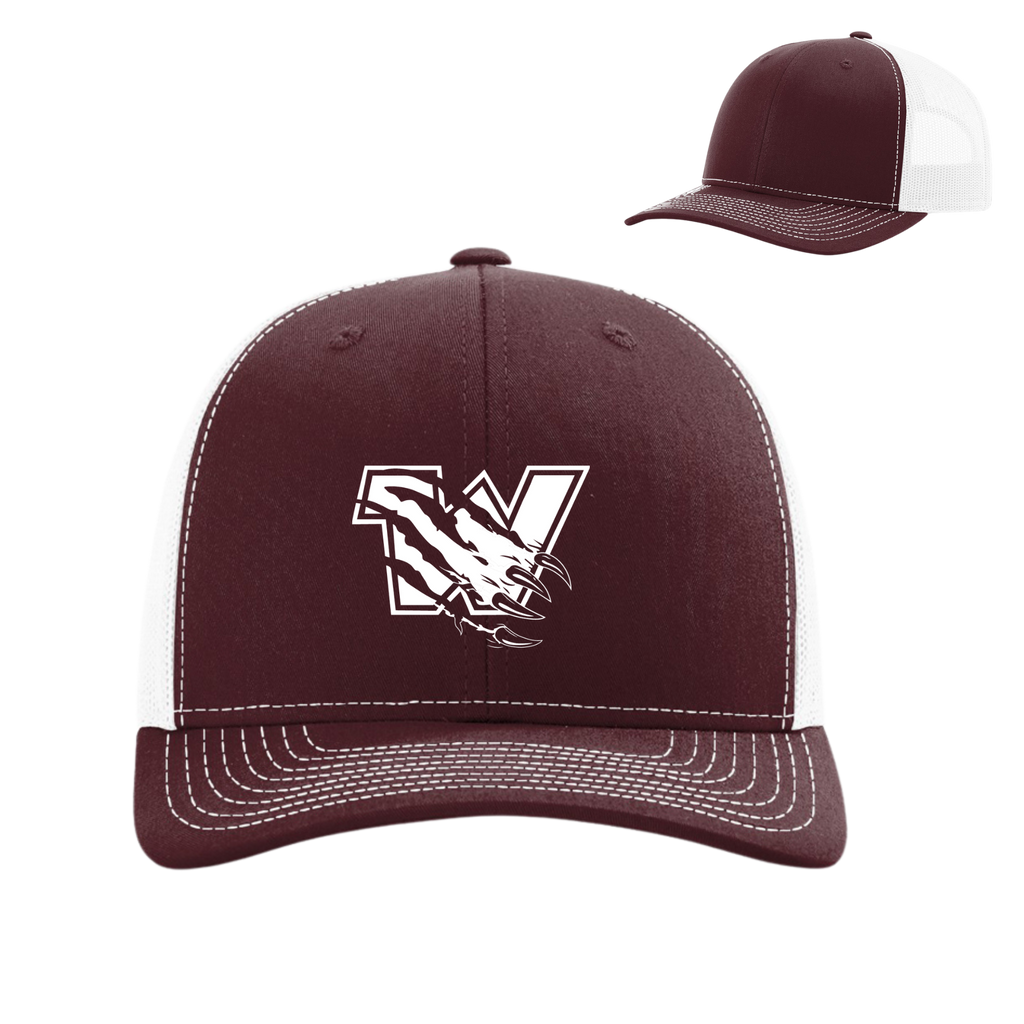 Wolverines EMBROIDERED Richardson Trucker Hat