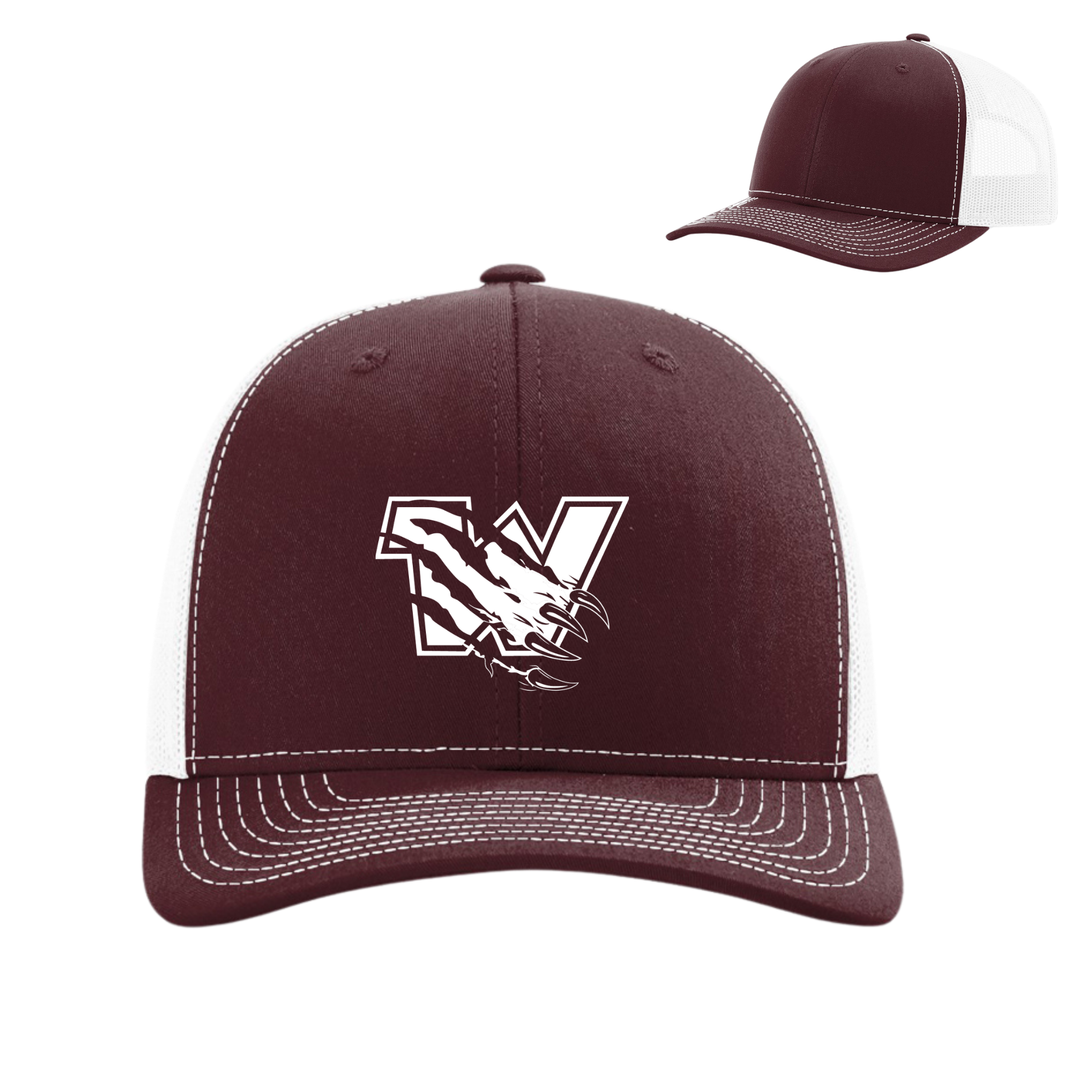 Wolverines EMBROIDERED Richardson Trucker Hat