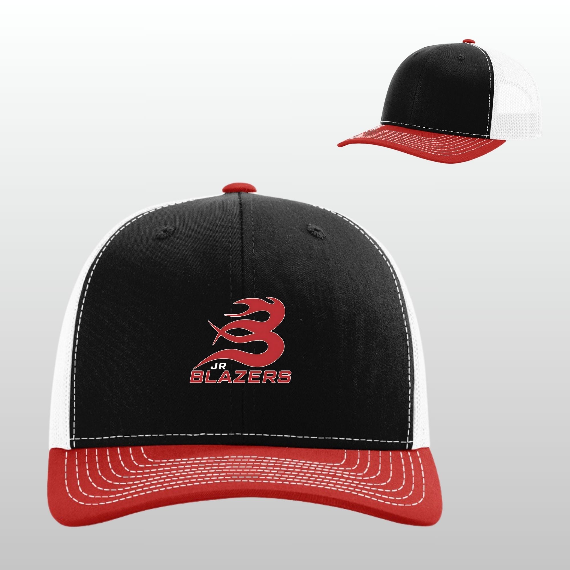 JR Blazers EMBROIDERED Richardson Trucker Hat
