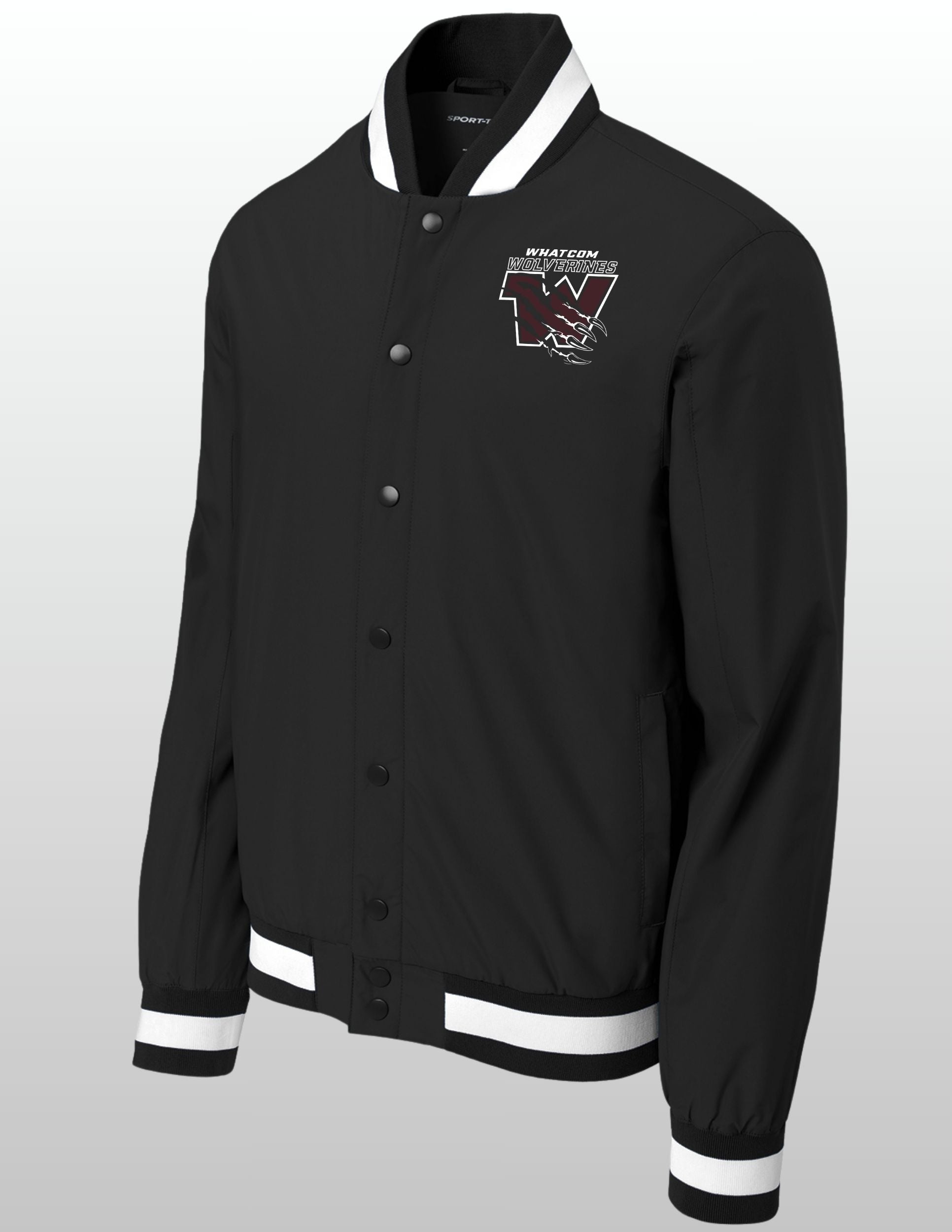 Wolverines Sport-Tek Insulated Varsity Embroidered Jacket