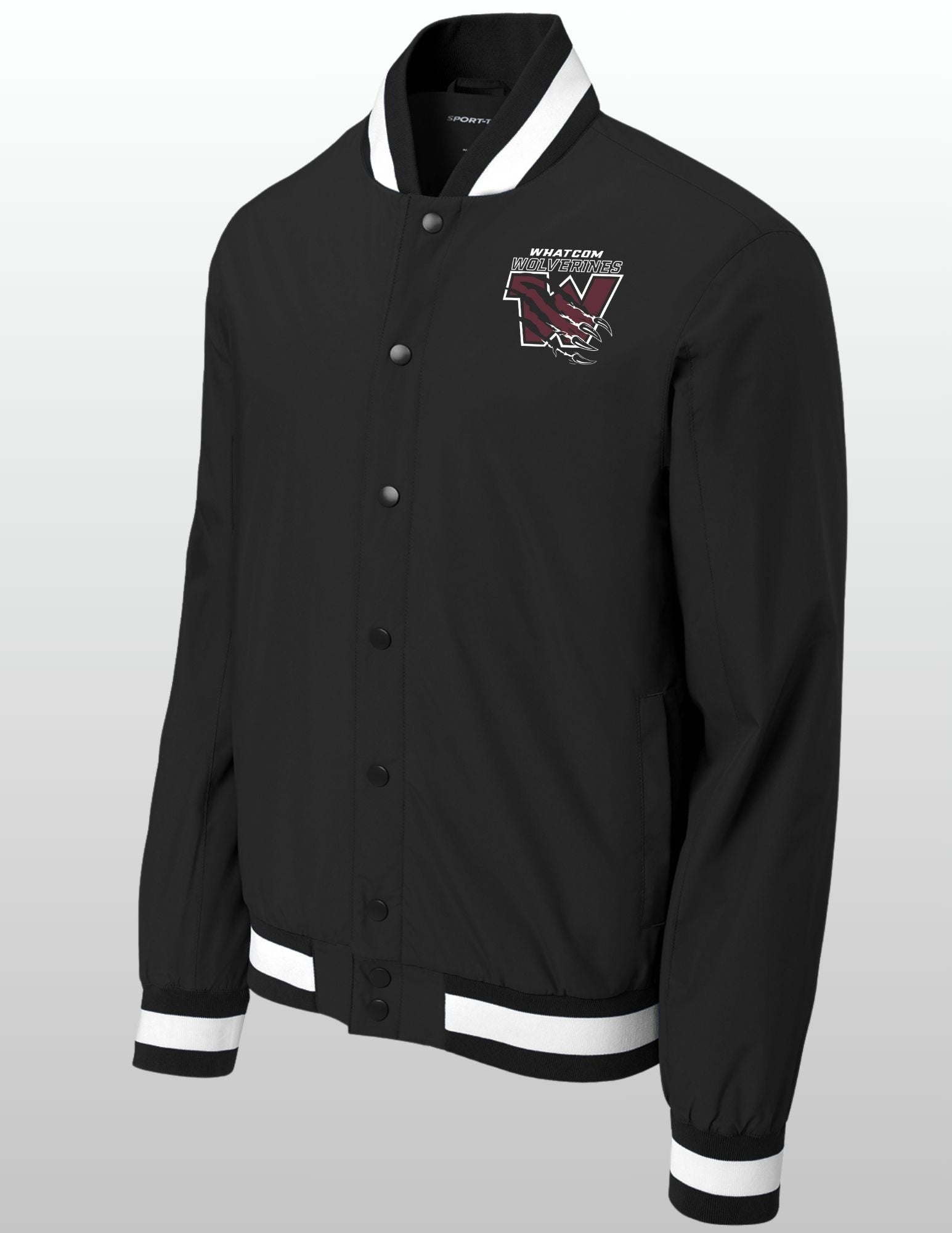 Wolverines Sport-Tek Insulated Varsity Embroidered Jacket