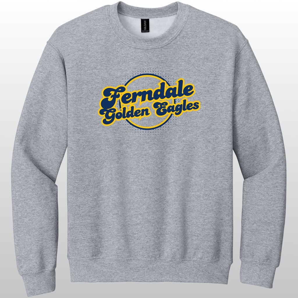 Ferndale Retro Circle Crewneck
