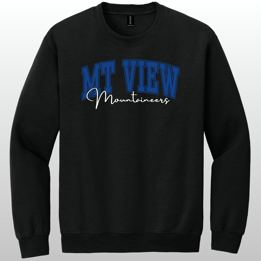 Mountain View Crewneck Cursive