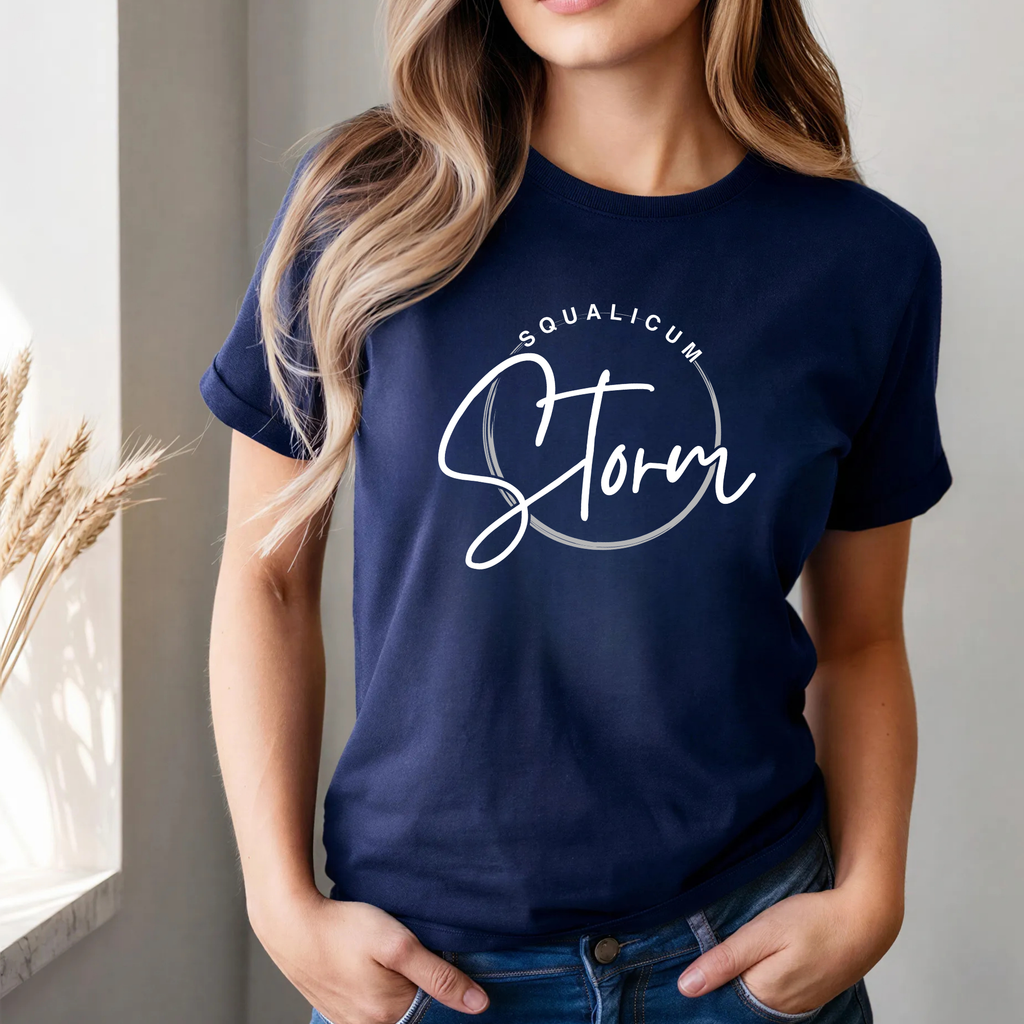 Squalicum T-shirt Cursive