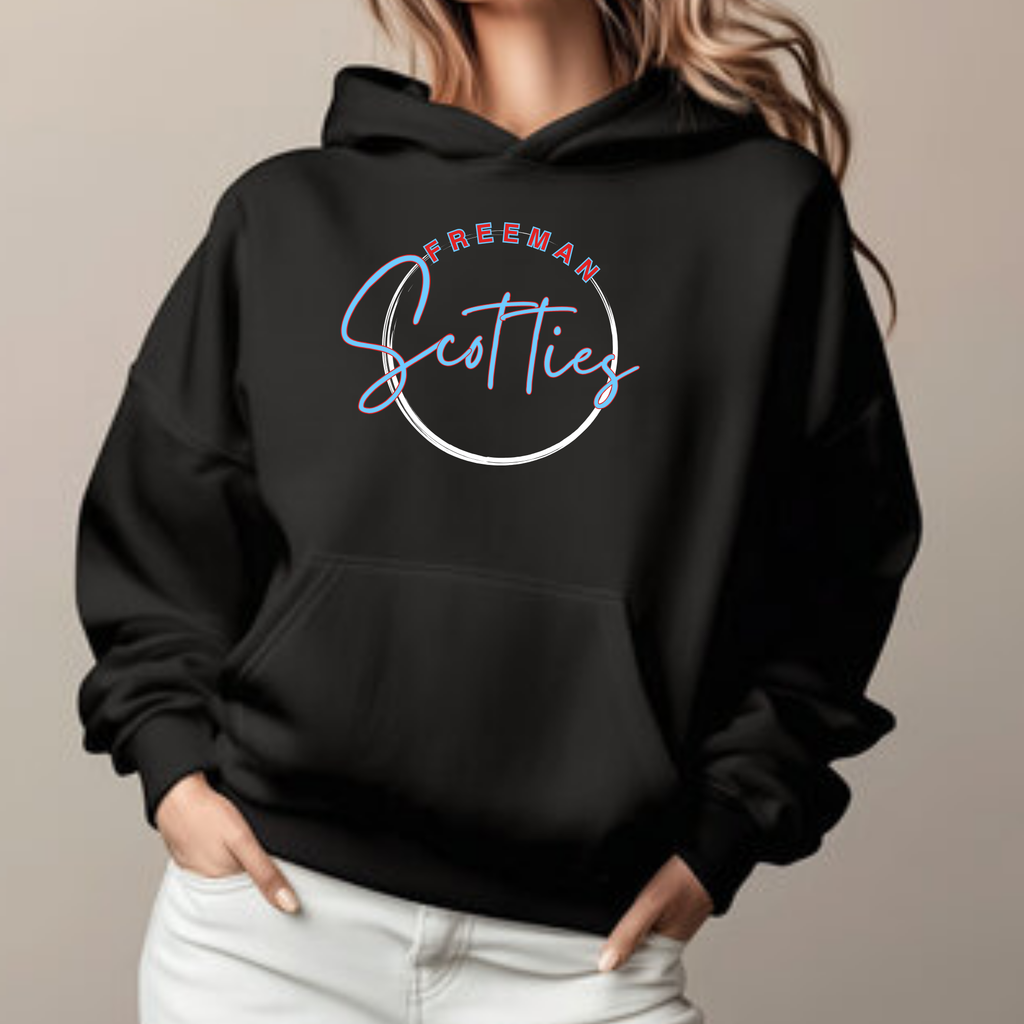Freeman Scotties Hoodie Cursive