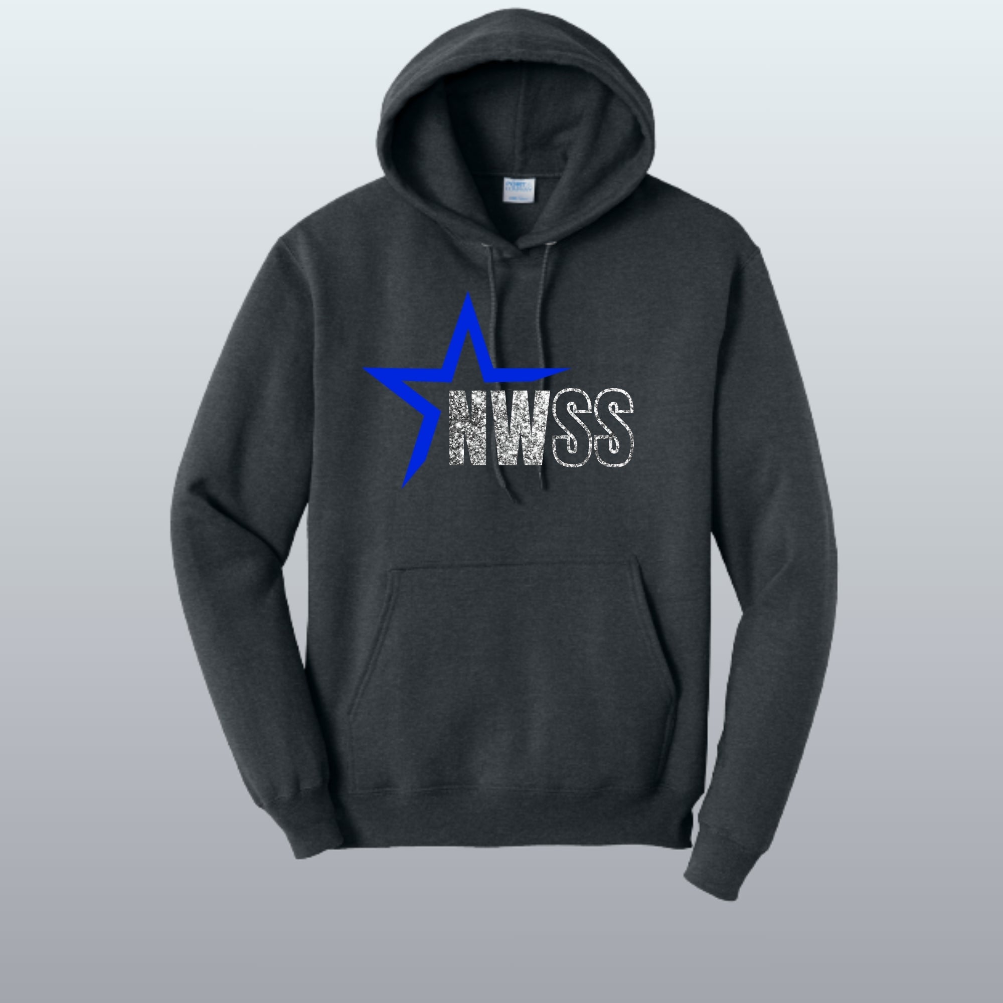 NWSS Glitter Hooded Sweatshirt