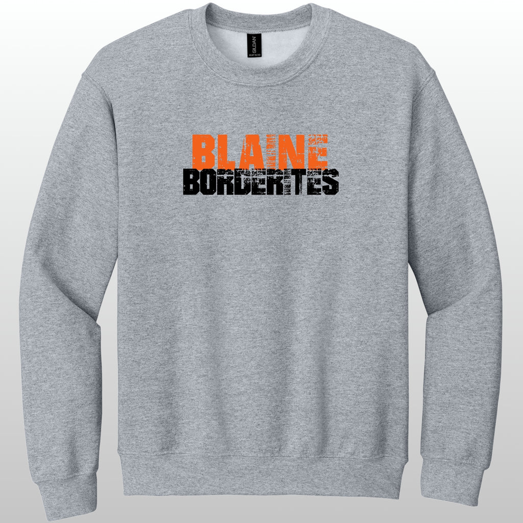 Blaine Borderites Grunge Crewneck