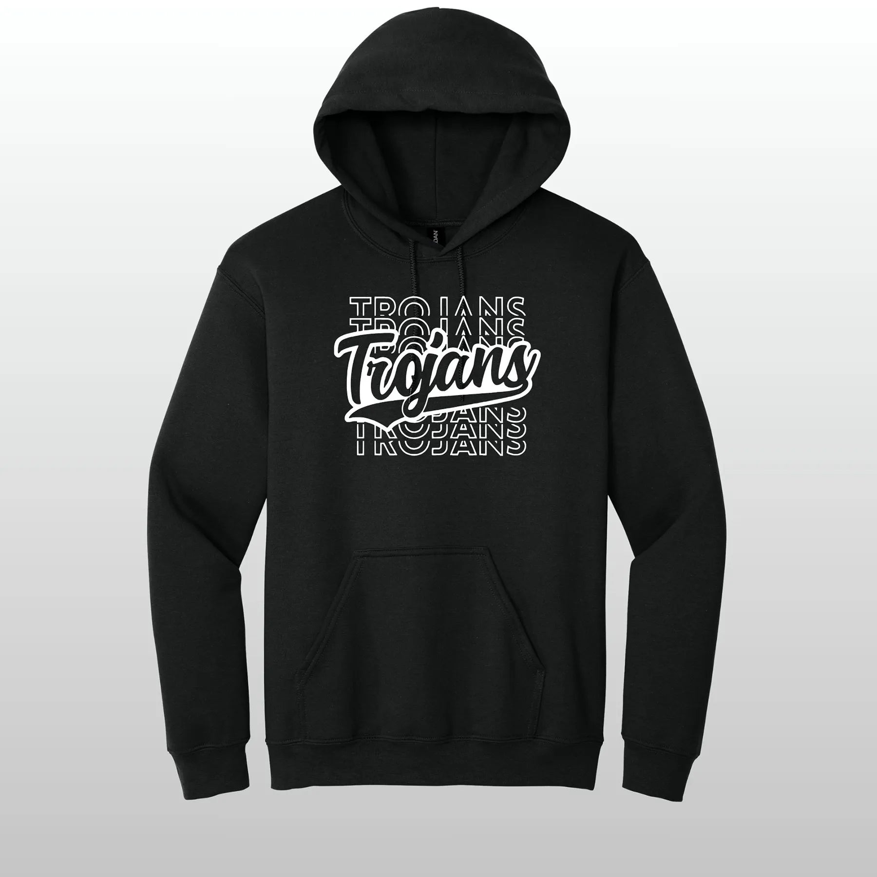 Trojans Stacked Hooded Sweatshirt