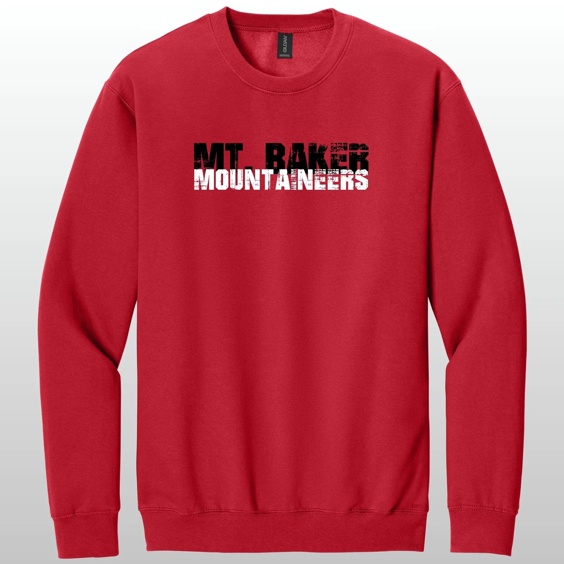 Mt. Baker Mountaineers Grunge Crewneck Sweatshirt
