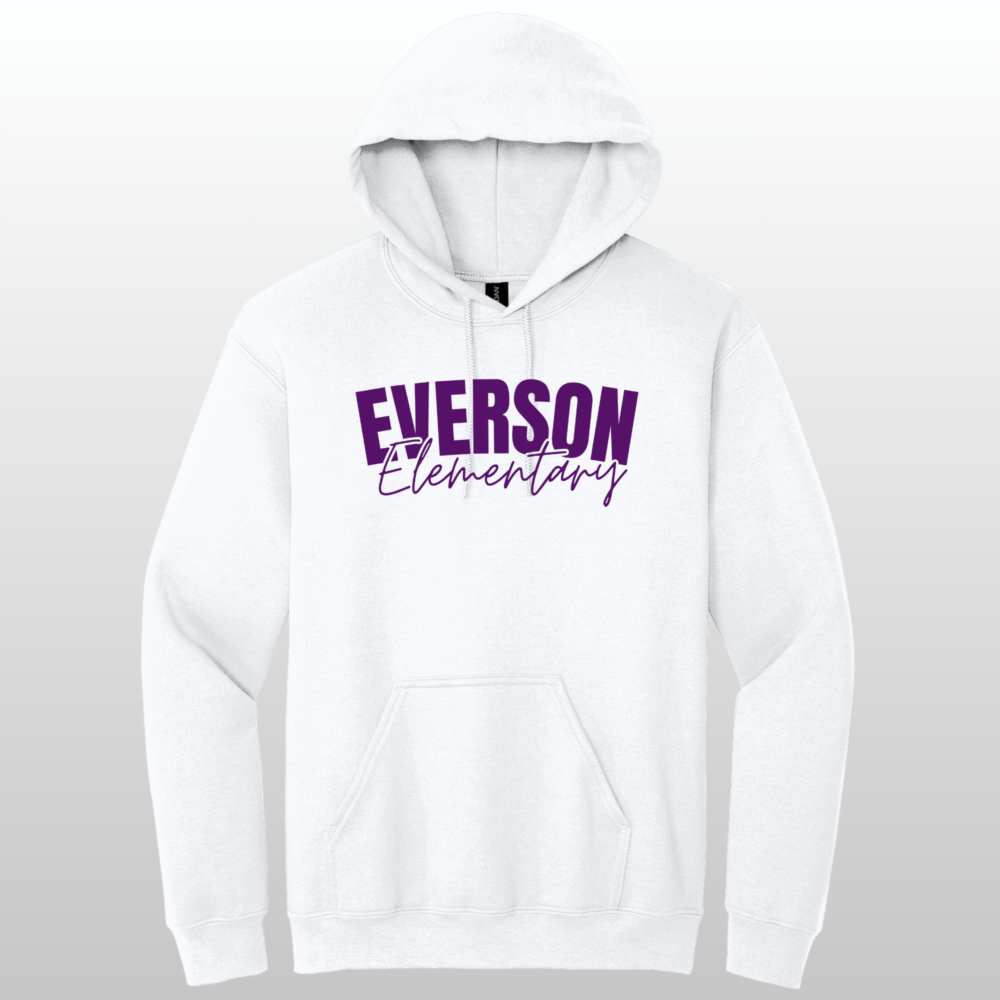 Everson Elementary Cursive Hoodie