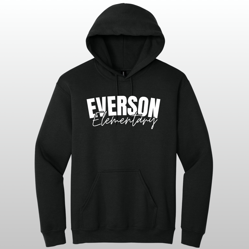 Everson Elementary Cursive Hoodie