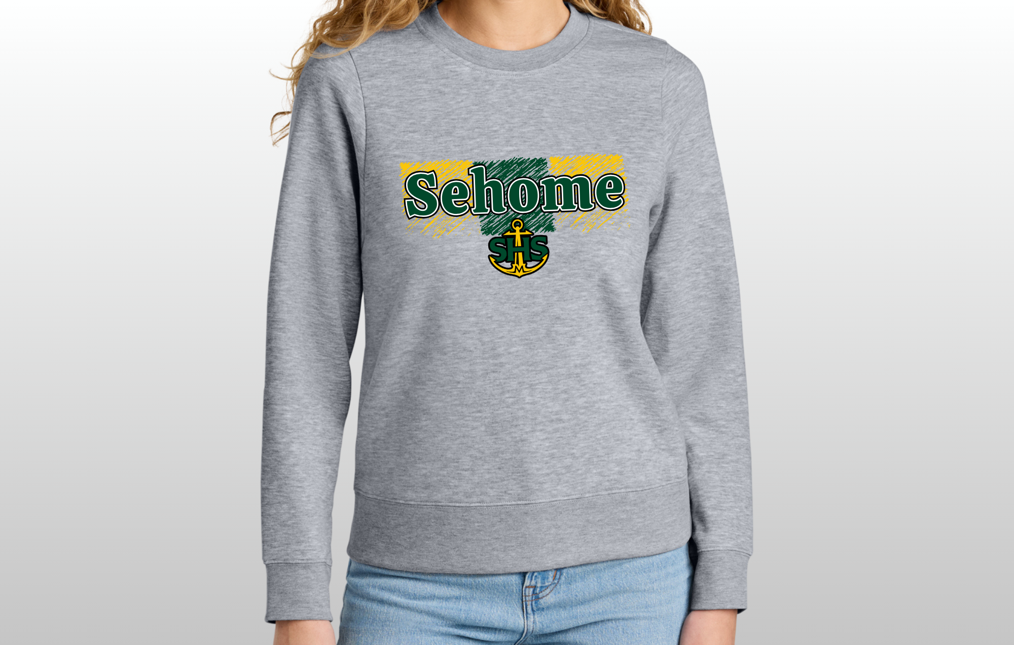 Sehome Scribble Crewneck
