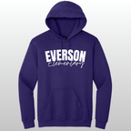 Everson Elementary Cursive Hoodie