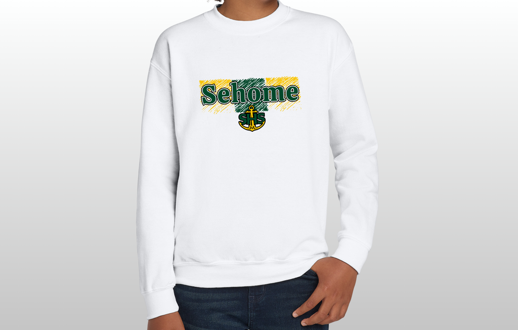 Sehome Scribble Crewneck