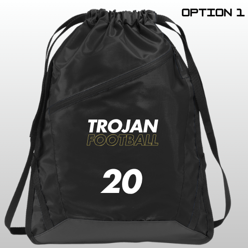 Trojan Football Cinch Bag