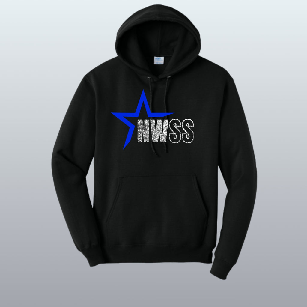 NWSS Glitter Hooded Sweatshirt