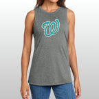 Whatcom Prep Women's Distressed Muscle Tank